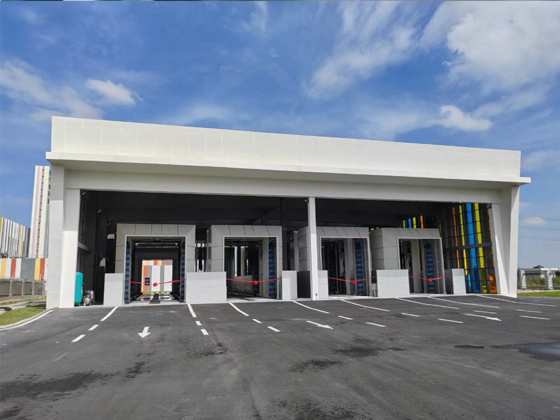 环卫垃圾车清洗消毒线