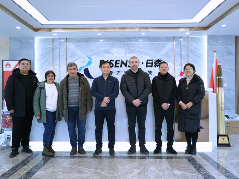 欢迎保加利亚客户造访日森，中保友谊与产业合作的见证