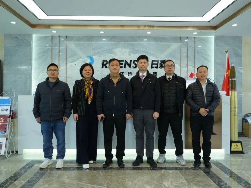 欢迎台湾客户访问青岛日森：深化两岸经济合作与技术交流