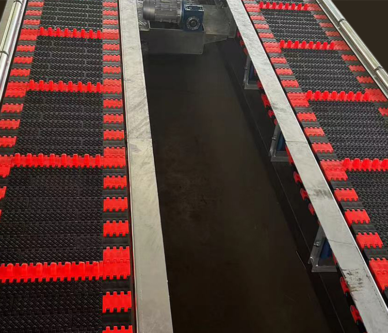 Conveyor belt of the car washing machine 