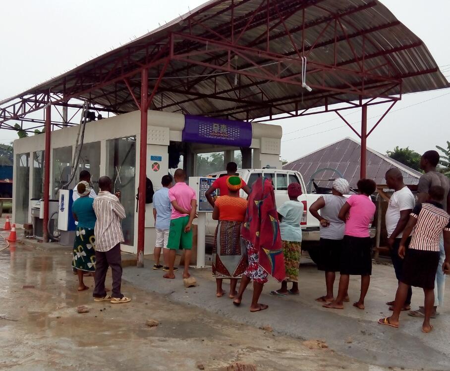 Risense tunnel car wash machine installed in Africa! 