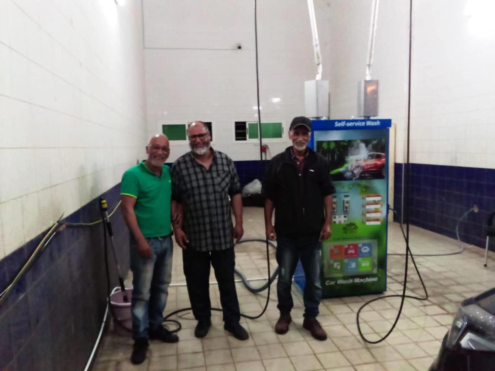 Risense self service car wash machine installed in Morroco! 