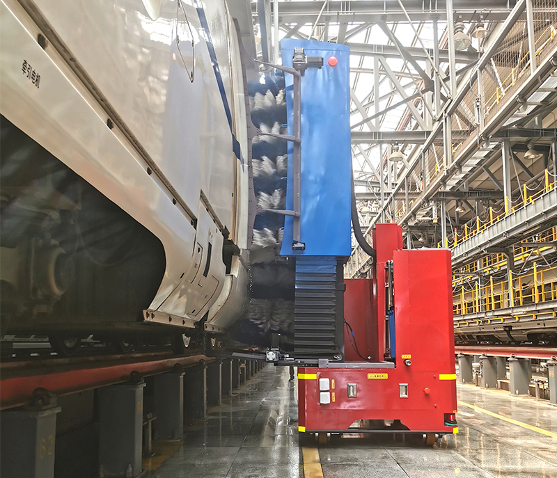 Máquina de lavar comboios