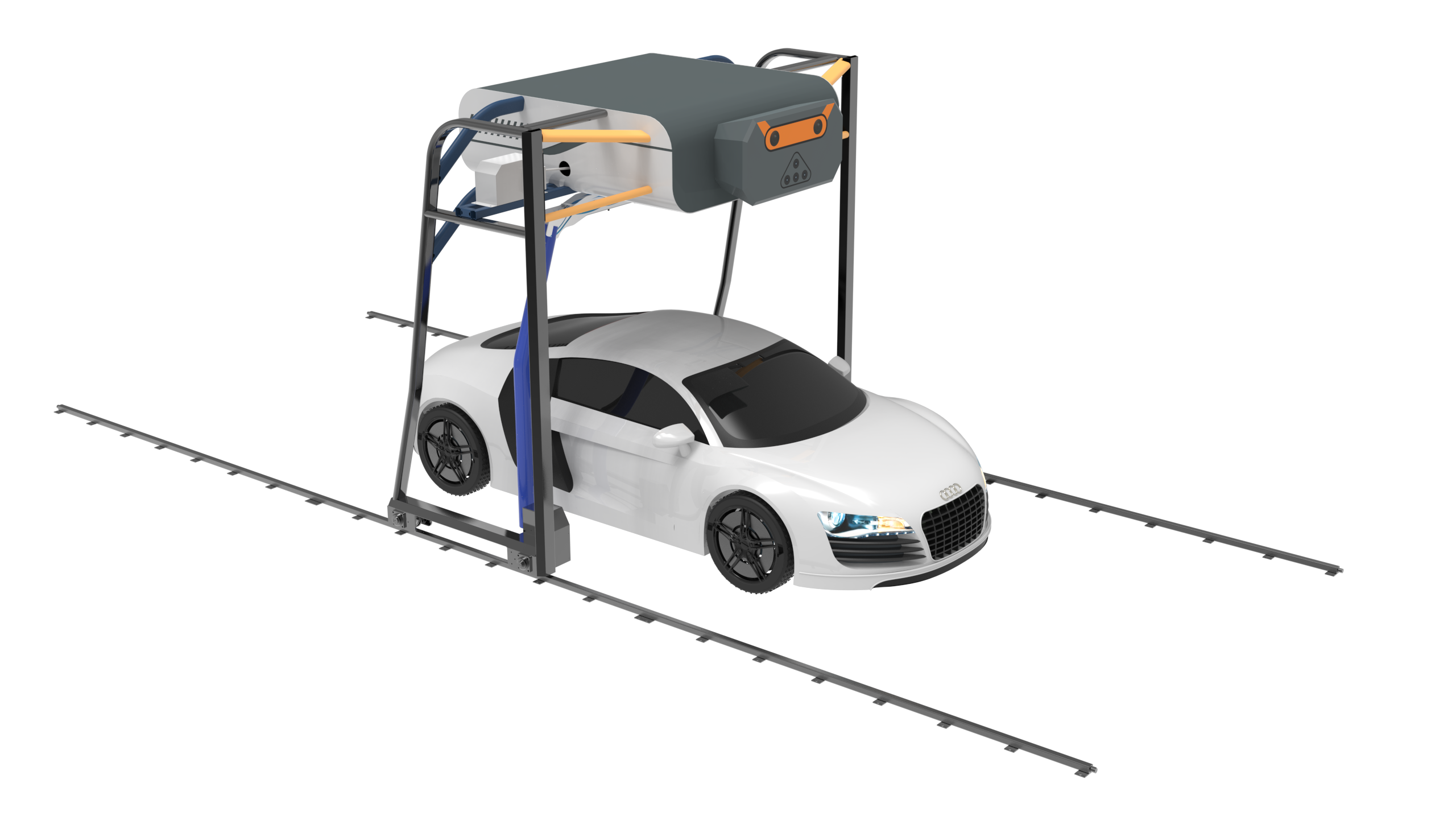 洗车狗往复式单摆臂洗车机