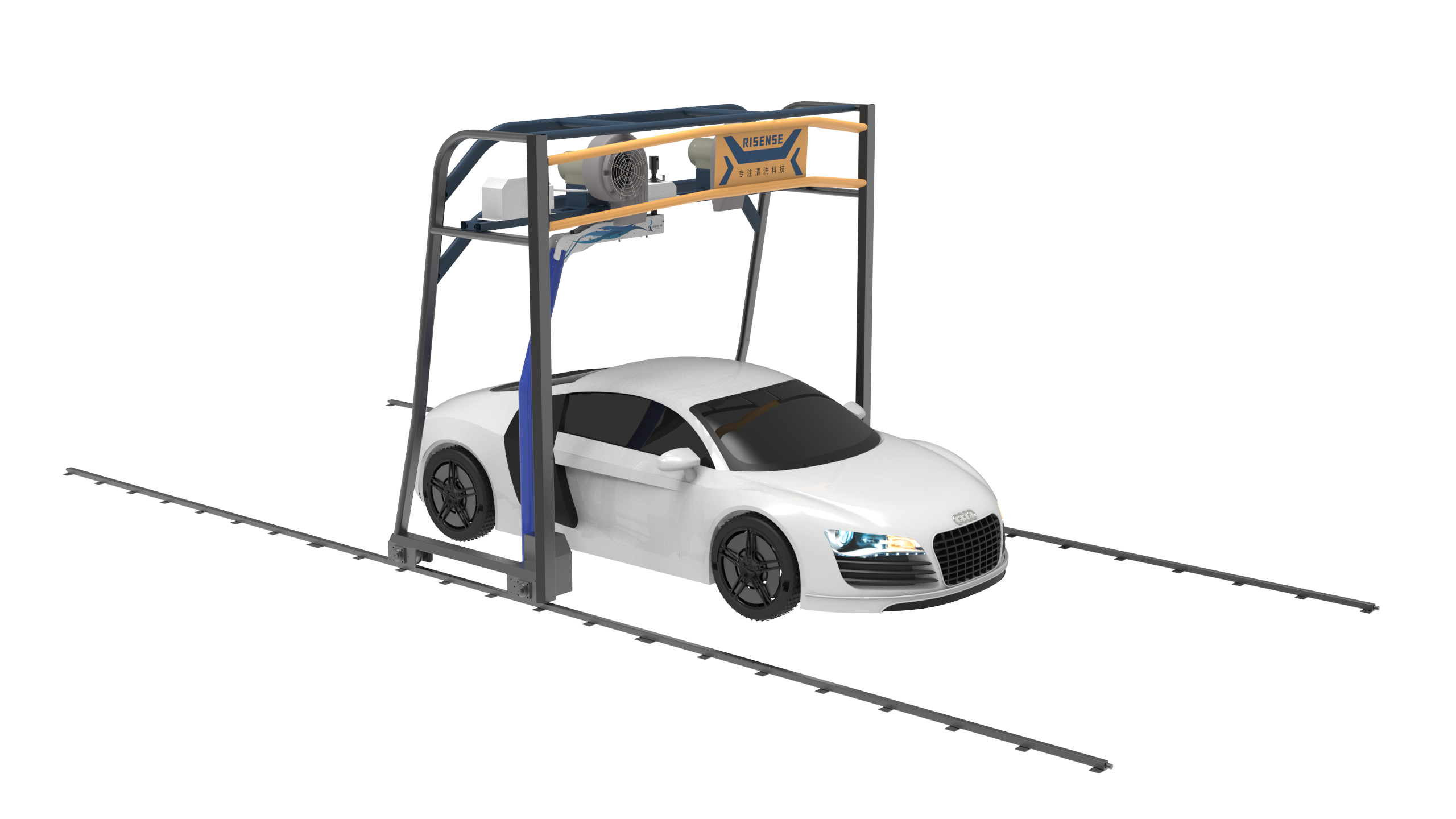 洗车狗往复式单摆臂洗车机