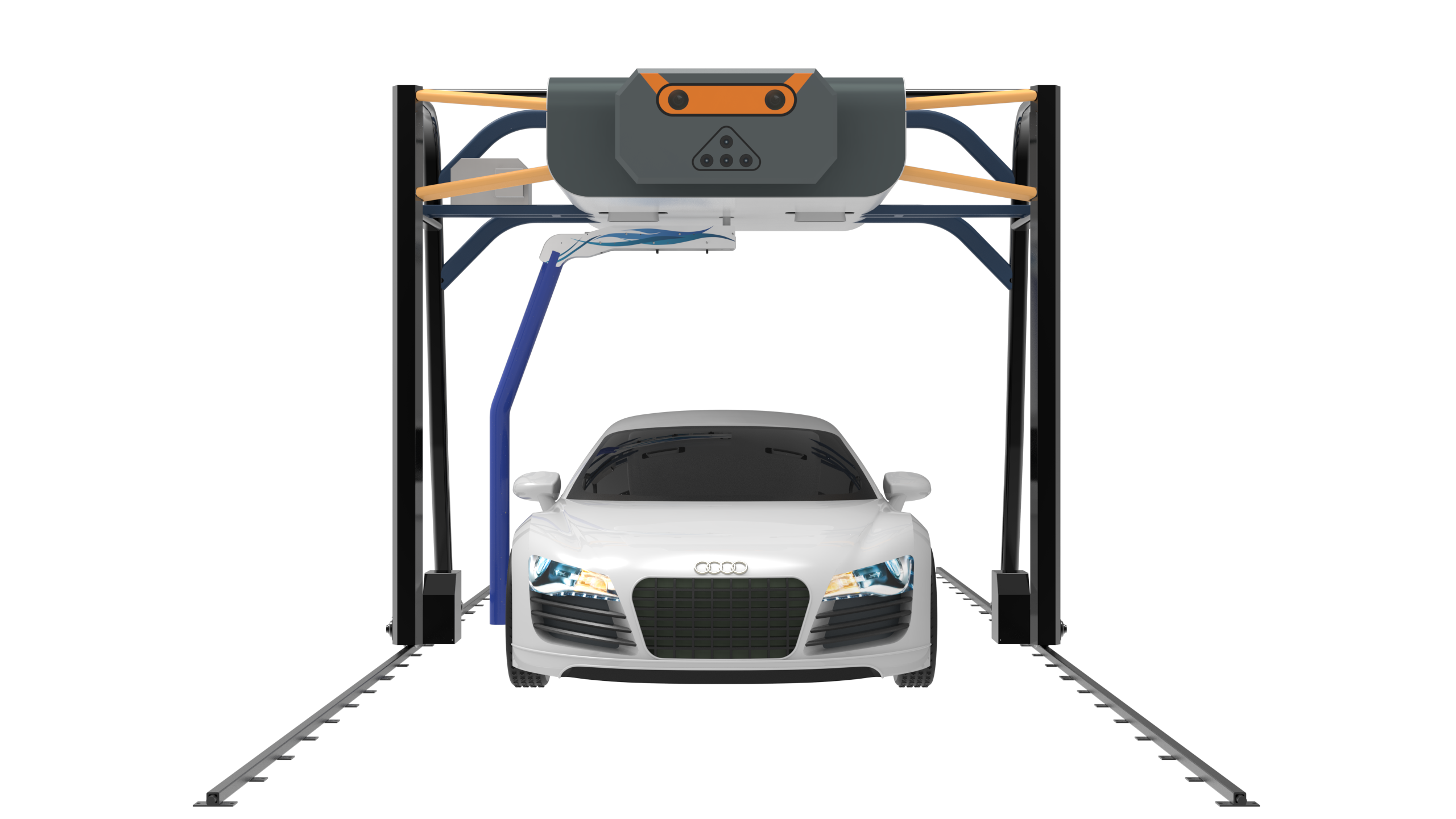 洗车狗往复式单摆臂洗车机